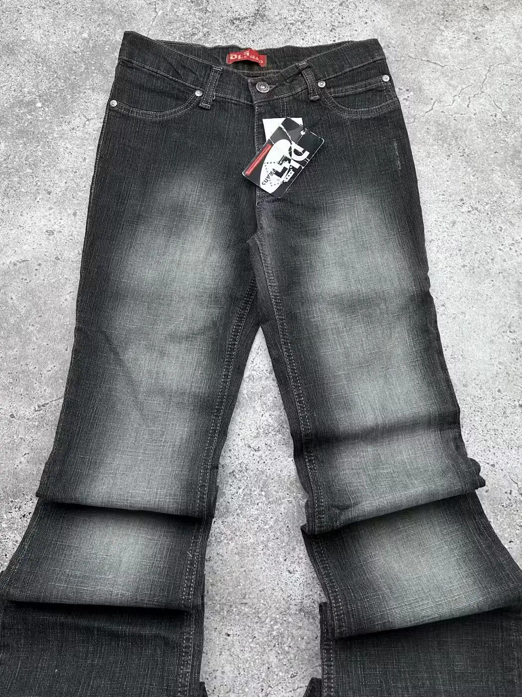 Japanese Brand Vintage Faded Flare Jeans C550(V213) Size 26" / US 2 / IT 38 - 2 Thumbnail