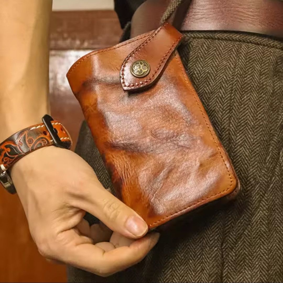 Japanese Brand Unisex Leather Bifold Wallet Size ONE SIZE - 1 Thumbnail