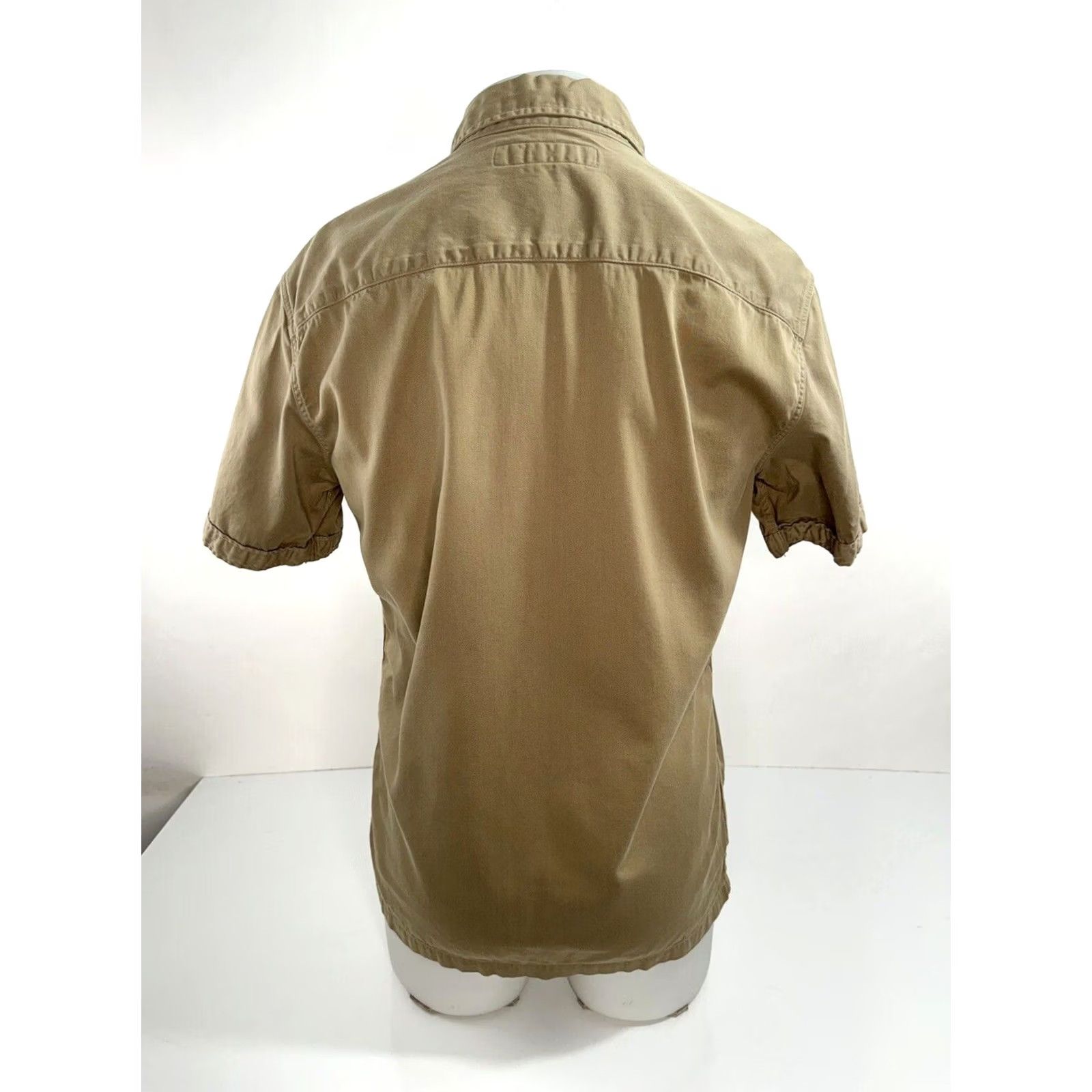 Allsaints ALLSAINTS Mens S/M Safari Bush Military Shirt Shirt Mens M Tan Military J5 Size US M / EU 48-50 / 2 - 4 Thumbnail