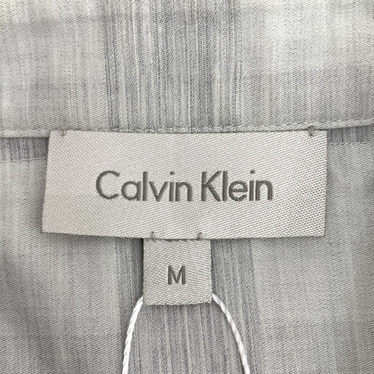 Calvin Klein Calvin Klein Grey Plaid Collared Long Sleeve Shirt K26WX Size US M / EU 48-50 / 2 - 5 Thumbnail
