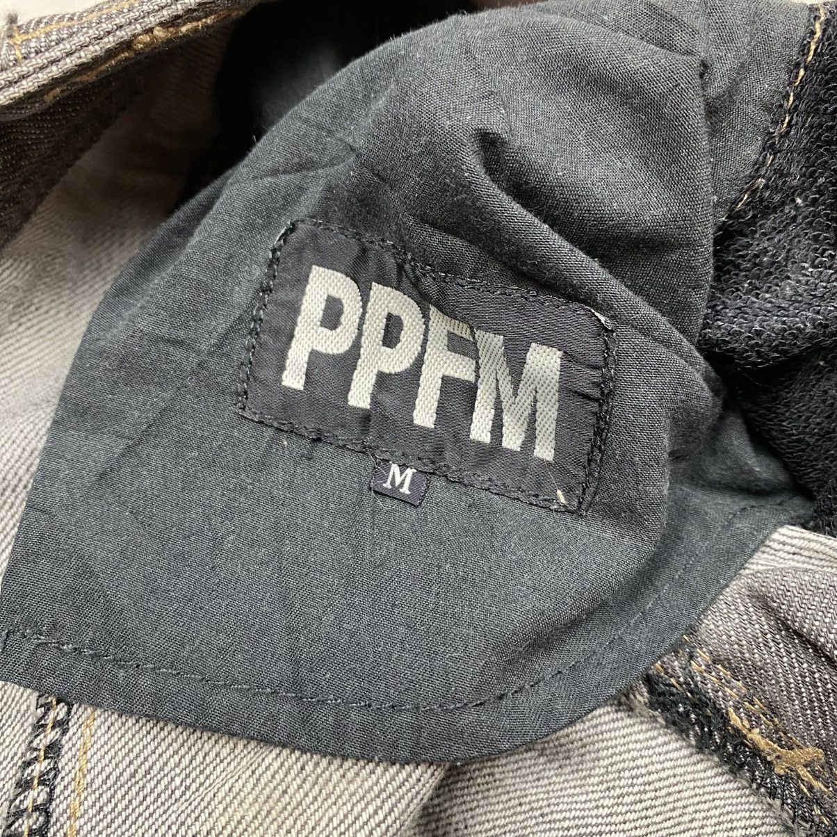If Six Was Nine × Japanese Brand × PPFM PPFM Bikers Distressed Patchwork Denim Pants Size US 32 / EU 48 - 8 Thumbnail