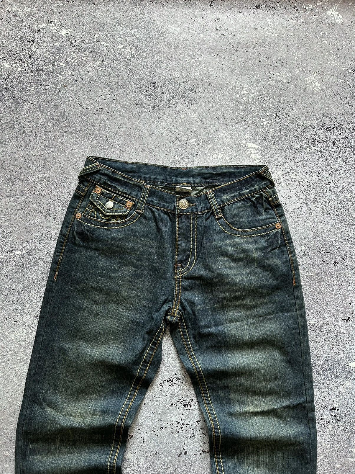 True Religion × Vintage True Religion Jeans Made In USA Chief Keef Style Y2K RAP Size US 34 / EU 50 - 5 Thumbnail