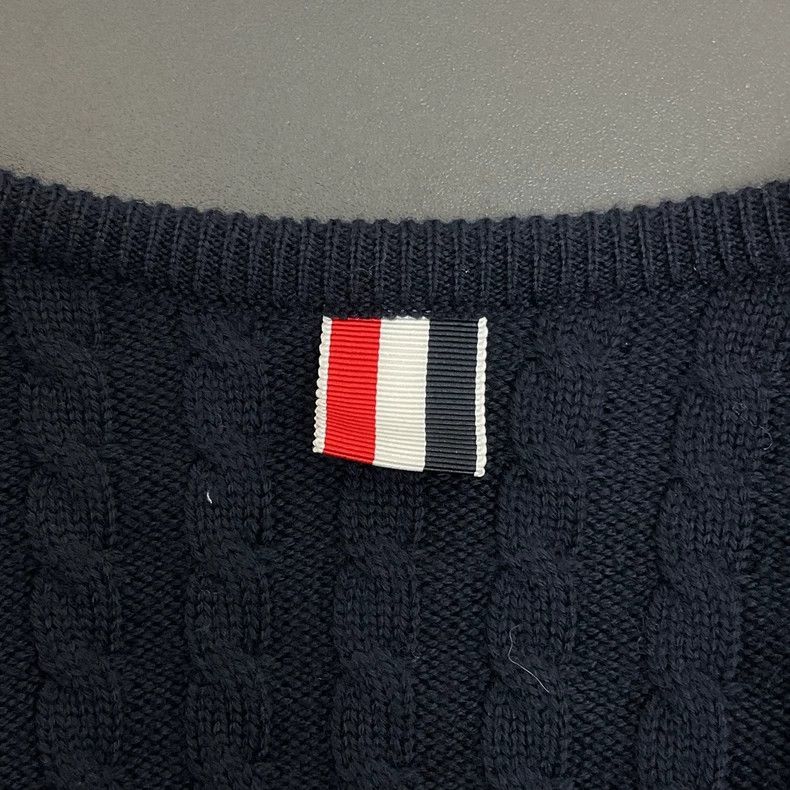 Thom Browne Thom Browne Size 40Black Blue Classic logo twist no button Size US XXS / EU 40 - 7 Thumbnail
