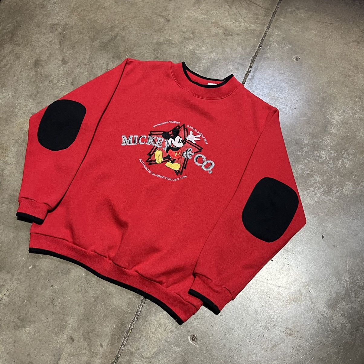 Mickey & Co. Vintage Mickey Mouse Crewneck Sweatshirt Disney 90s Size US M / EU 48-50 / 2 - 2 Thumbnail