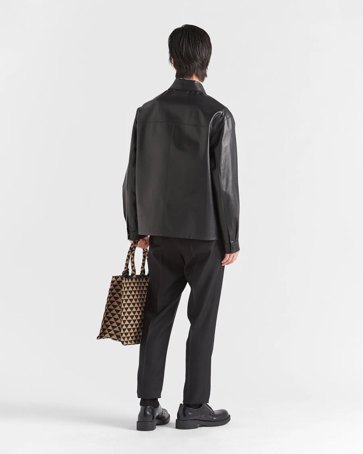 Prada Prada Nappa Leather Shirt Size US M / EU 48-50 / 2 - 4 Thumbnail