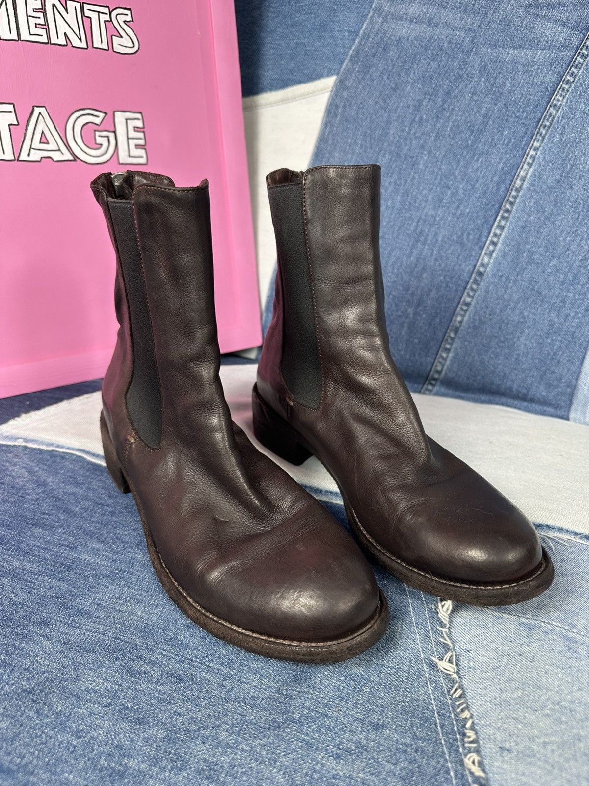 Officine Creative Officine Creative Chelsea Ankle Boots Brown Leather Zip Size US 7 / IT 37 - 9 Thumbnail