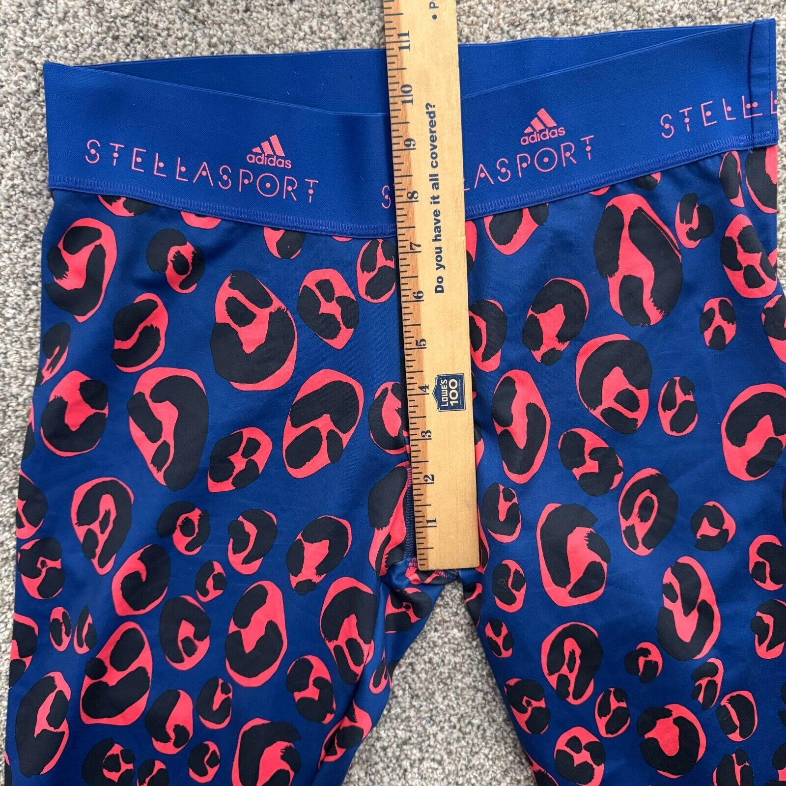 Adidas Adidas Stellasport Leggings Womens Medium Climalite Gym Yoga Size 28" / US 6 / IT 42 - 8 Thumbnail