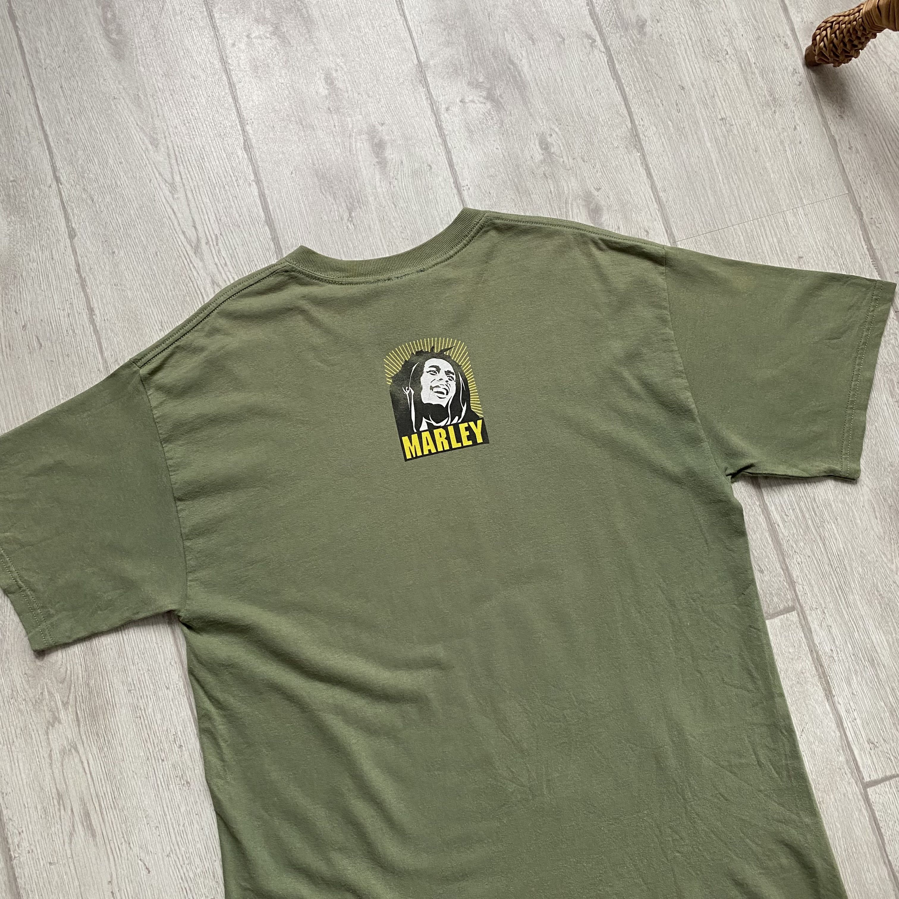 Bob Marley Vintage BOB MARLEY Faded tee licensed Zion y2k Rastafarian Size US L / EU 52-54 / 3 - 9 Thumbnail