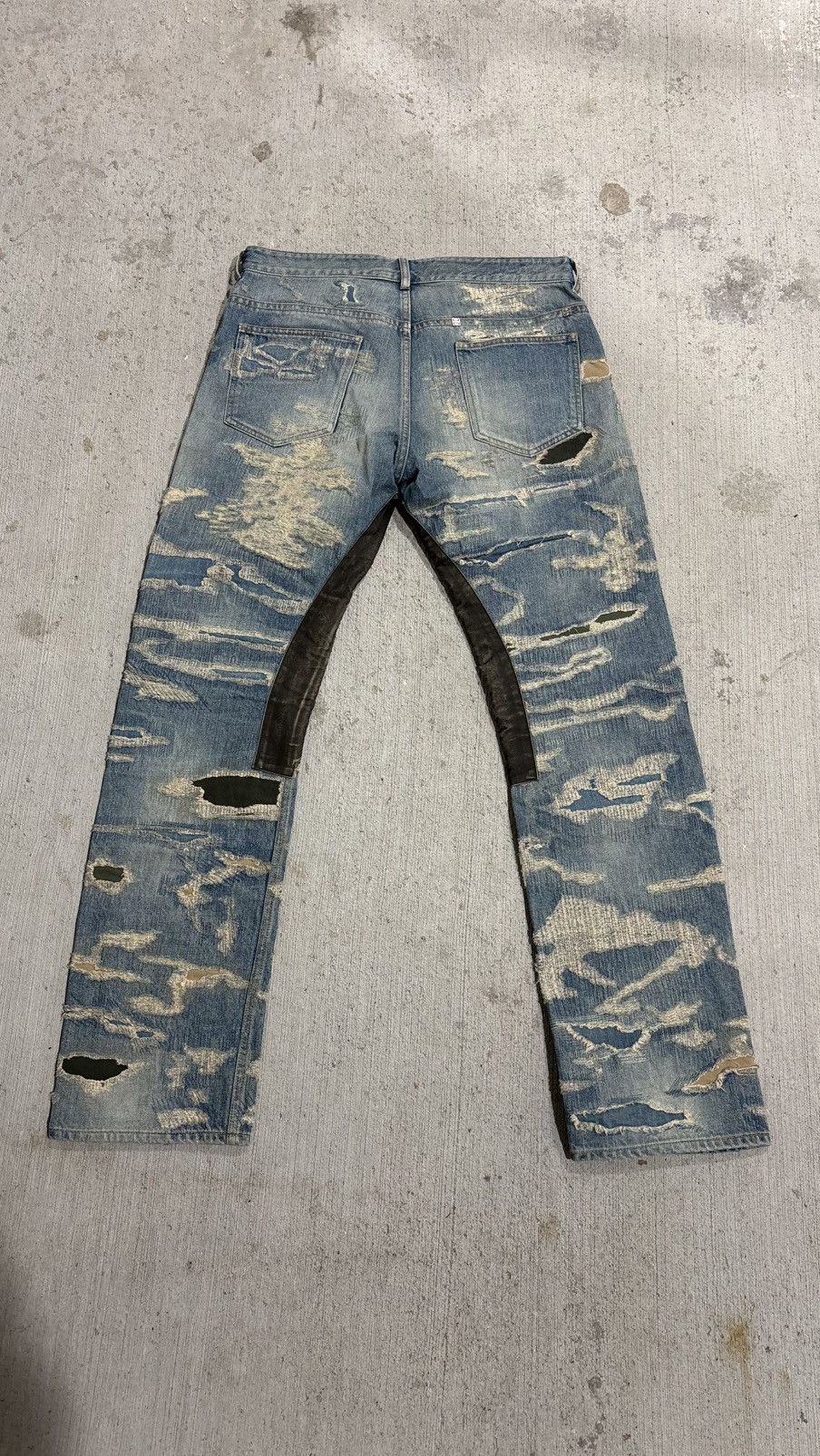Givenchy Givenchy Moleskin Boro Denim Size US 33 - 10 Thumbnail