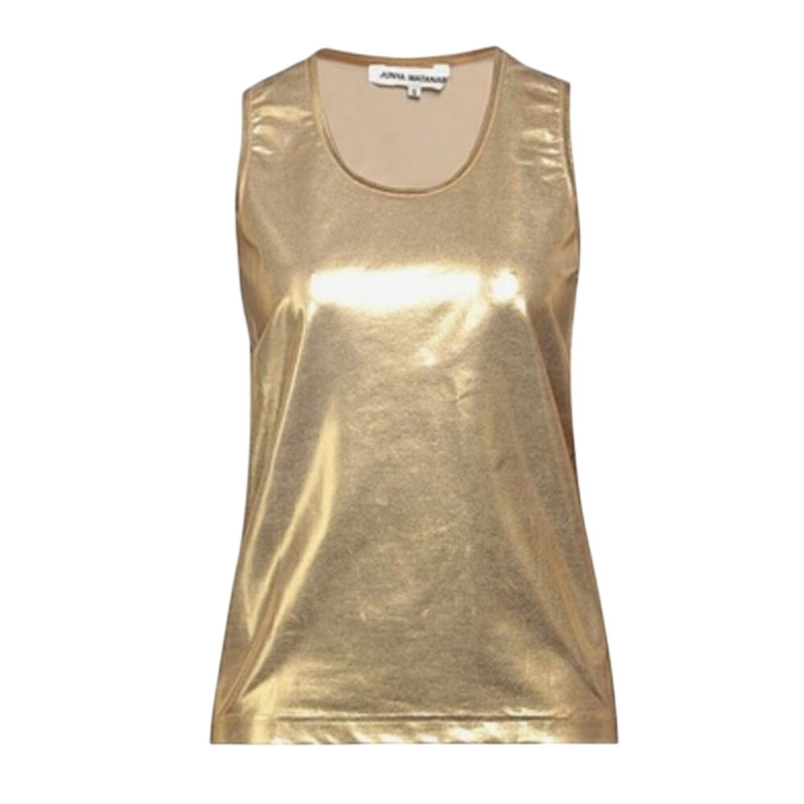 Comme des Garcons Junya Watanabe Comme Des Garons Goldtone Top M Size M / US 6-8 / IT 42-44 - 1 Thumbnail