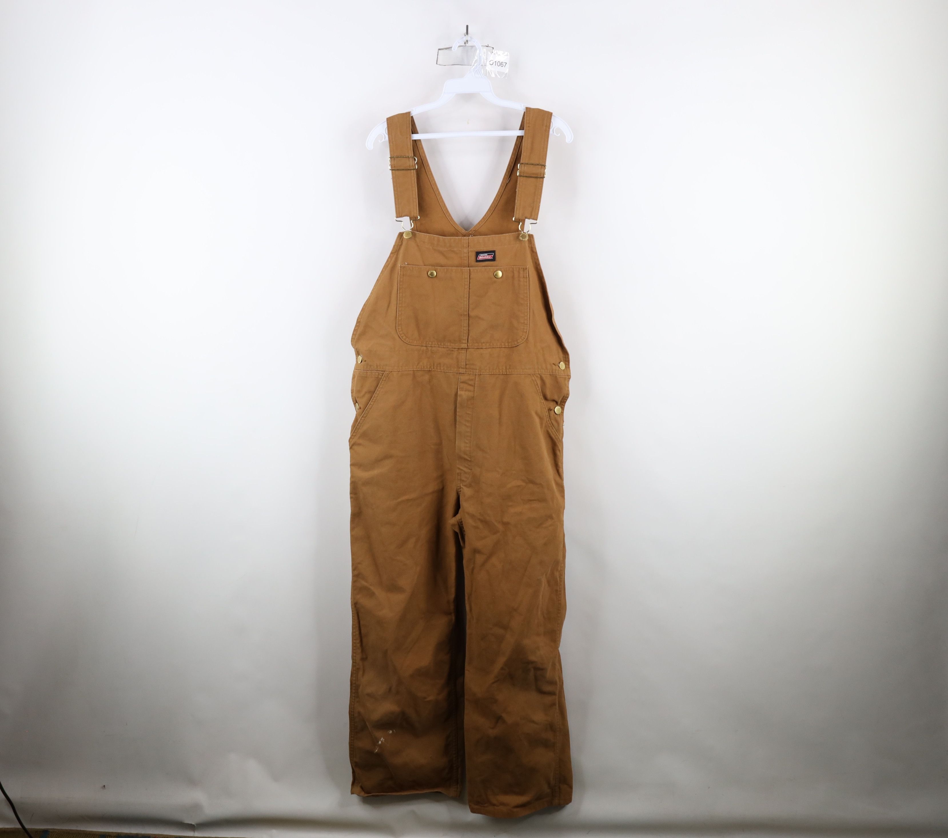 Dickies × Vintage Vintage Dickies Mens 32x30 Distressed Spell Out Wide Leg Can Size US 32 / EU 48 - 1 Thumbnail