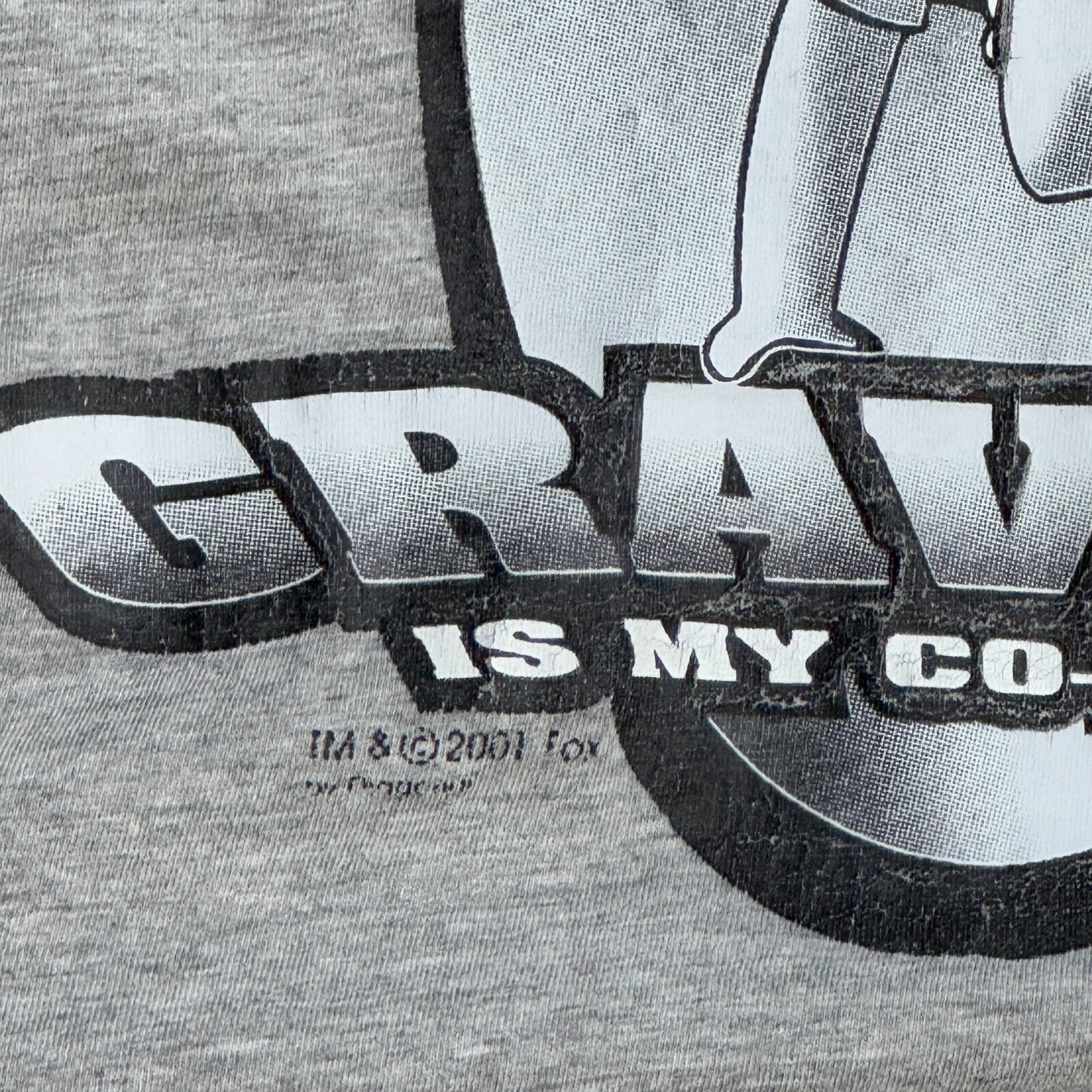 Vintage Vintage Gray Cotton T-Shirt Size M Bart Gravity Skate Y2K Size US M / EU 48-50 / 2 - 5 Thumbnail