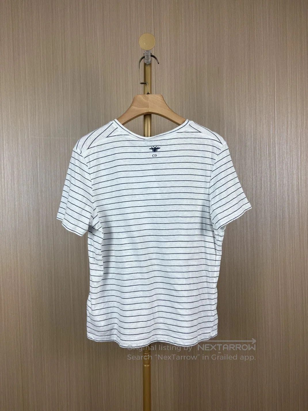 Dior dior striped cotton short sleeve t-shirt. Size US M / EU 48-50 / 2 - 2 Thumbnail
