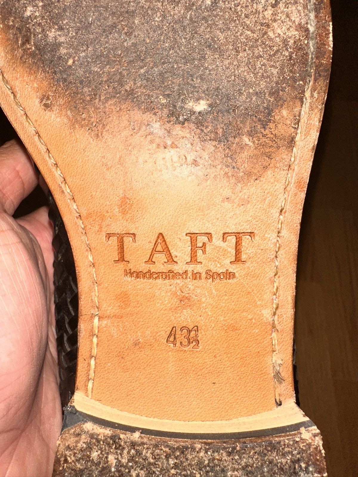 TAFT Taft Weaved leather Loafer Size US 10.5 / EU 43-44 - 3 Thumbnail