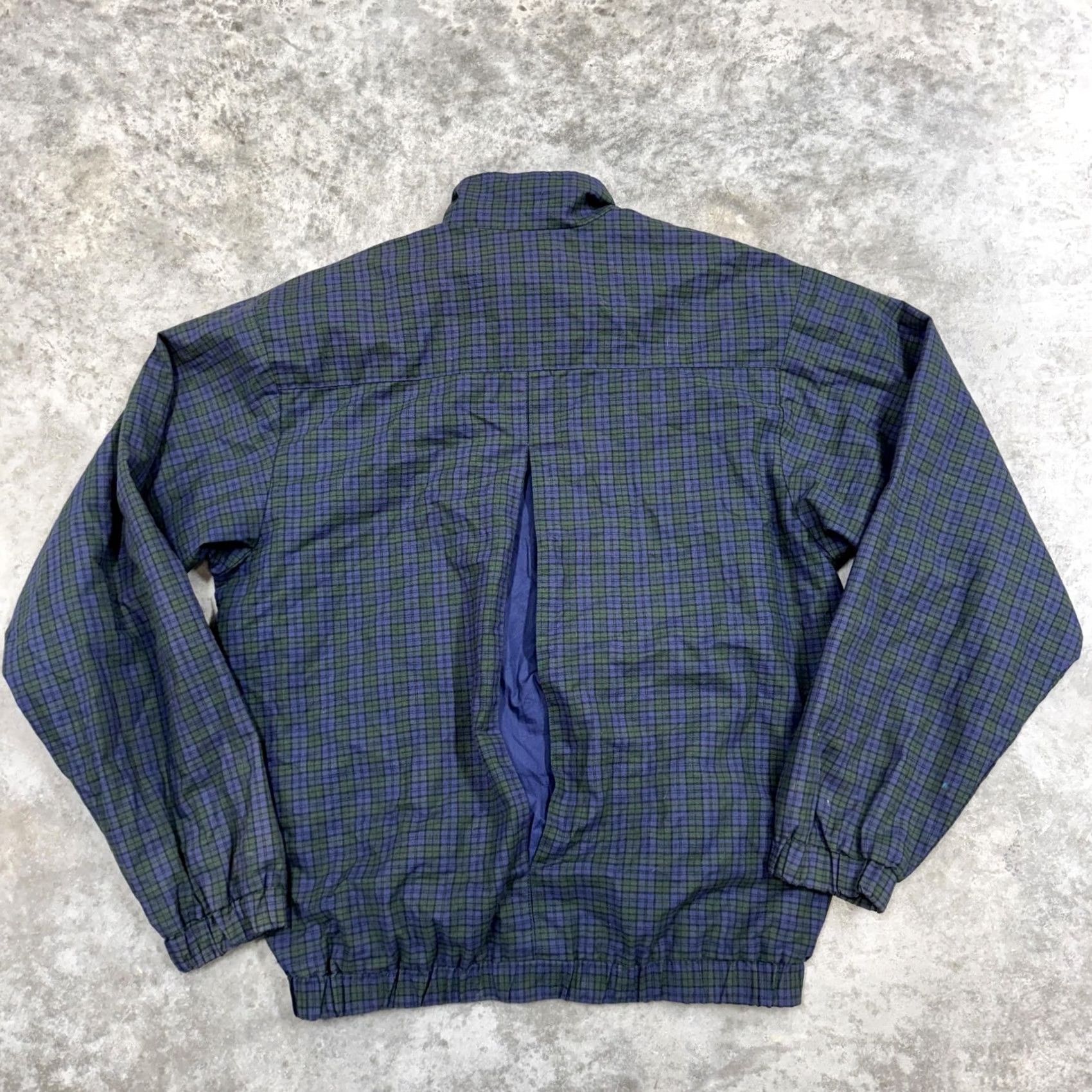 Vintage Duckster Jacket Mens M Green Plaid Full Zip The Summit Country Club 513 Windbreaker Casual Golf Preppy Logo Zipper Pockets Size US M / EU 48-50 / 2 - 5 Thumbnail