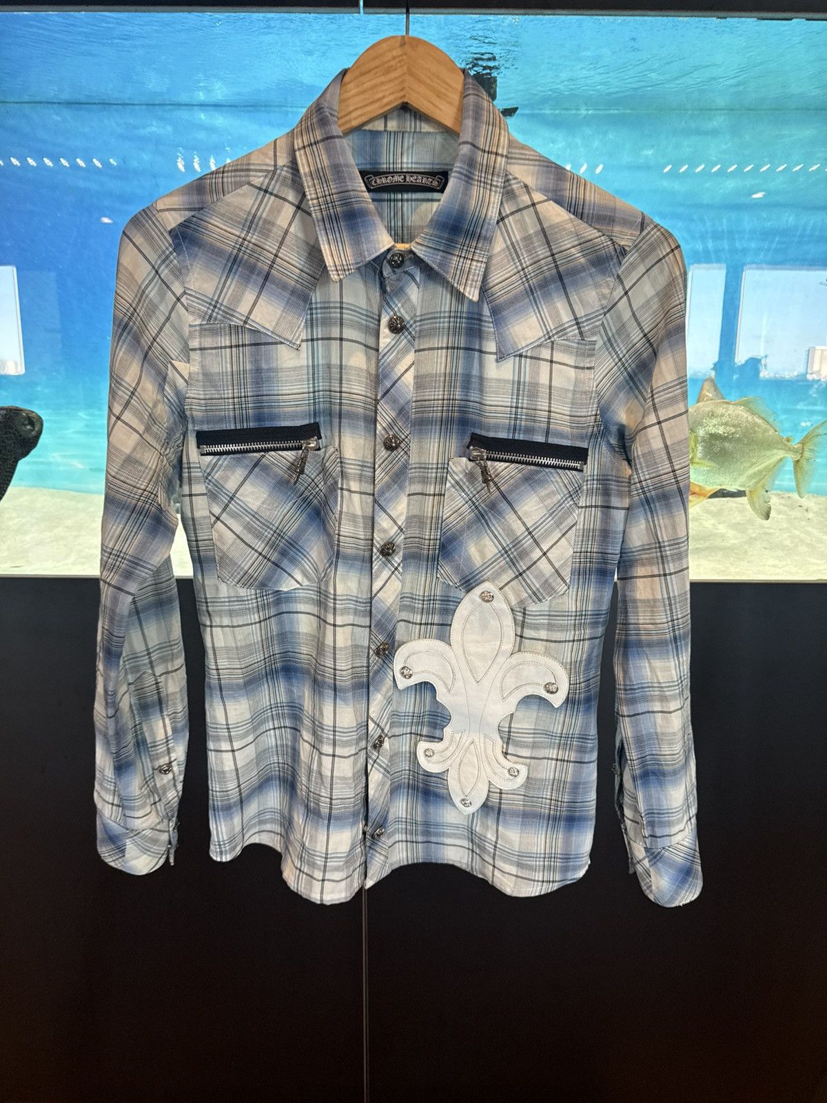 Chrome Hearts Chrome Hearts Fleur Button Shirt | Grailed