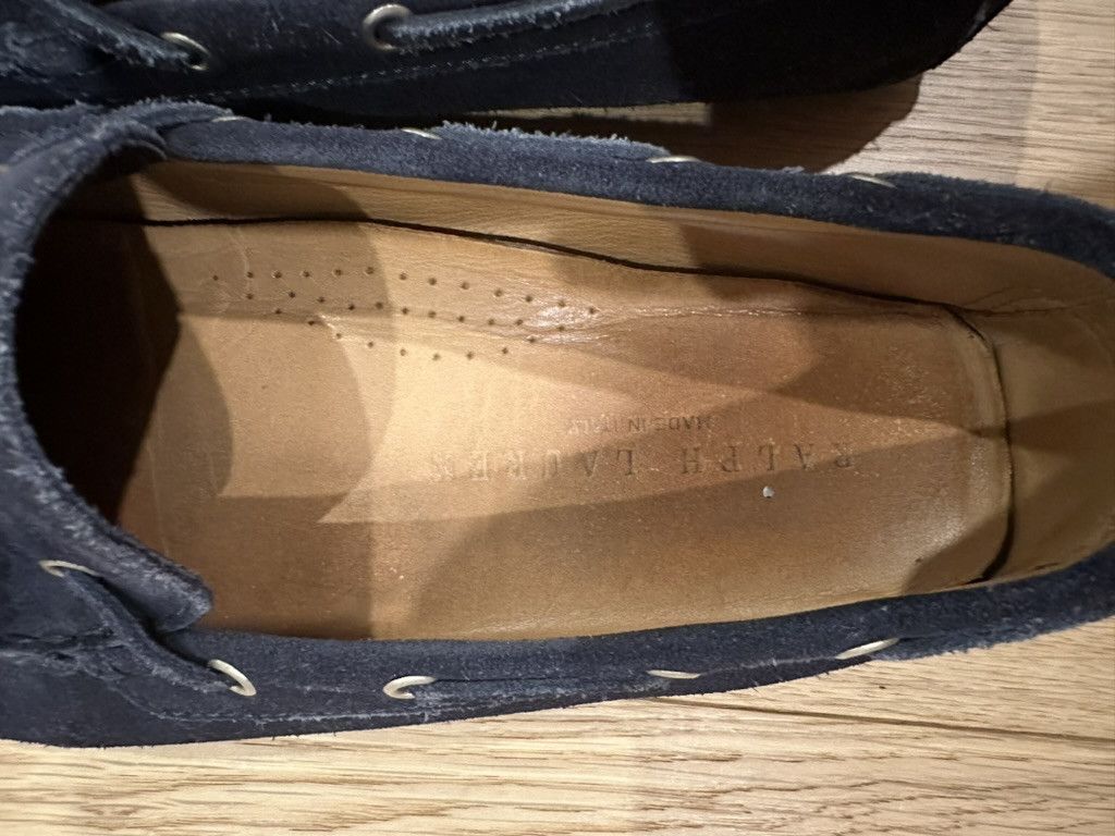Ralph Lauren Purple Label Purple Label Blue Suede Tassel Loafers Size US 9.5 / EU 42-43 - 6 Thumbnail