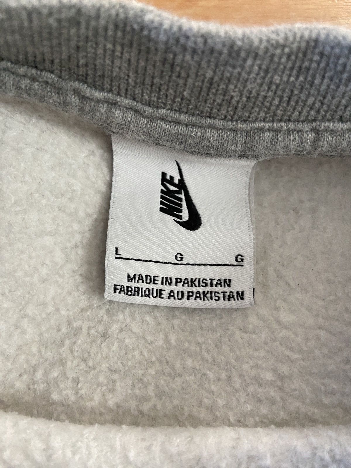 Nike Nike Grey Crew Sweatshirt Size US L / EU 52-54 / 3 - 3 Thumbnail