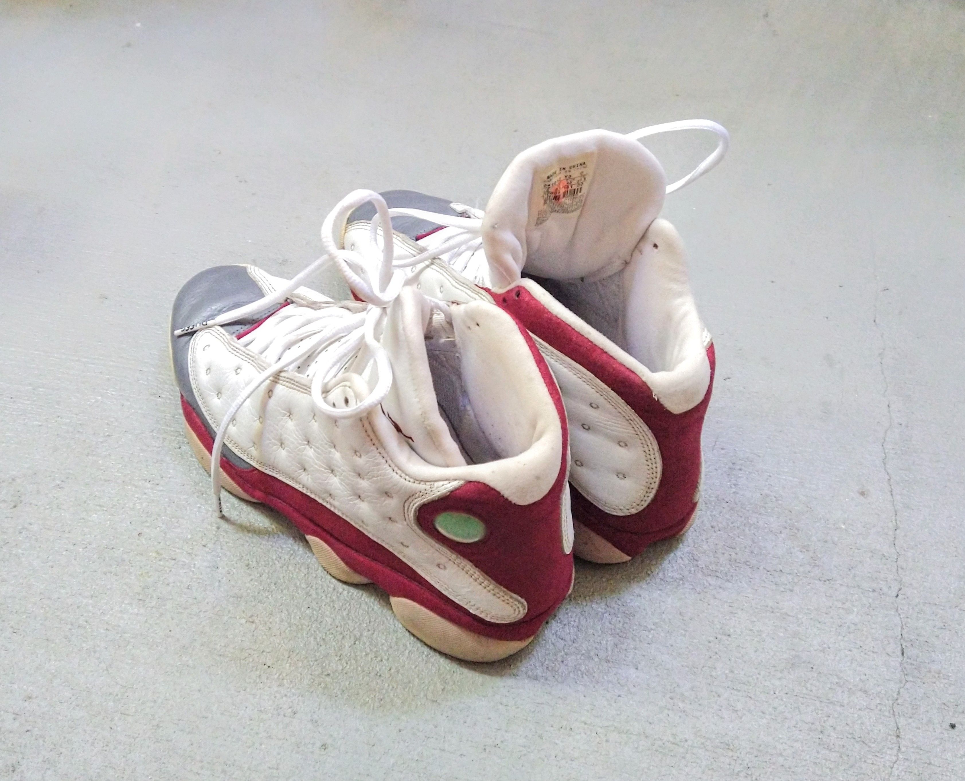 Jordan Brand Nike Air Jordan 13 Retro Maroon Grey Toe Size 9.5 310004-161 Size US 9.5 / EU 42-43 - 12 Thumbnail