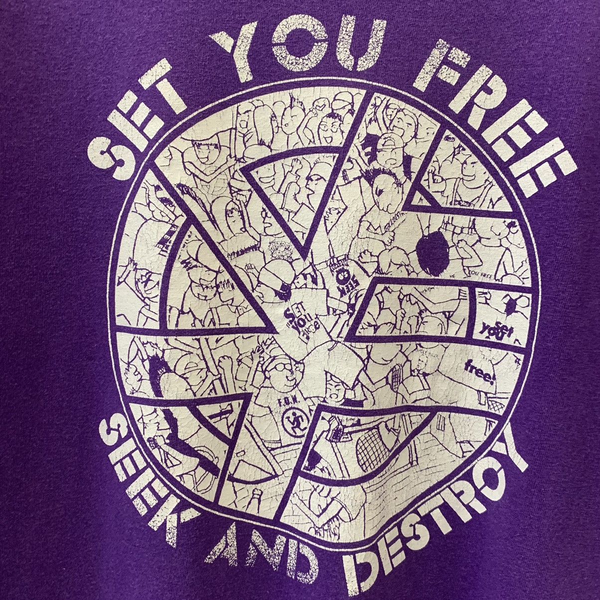 Band Tees × Vintage SET YOU FREE PUNK ELEMENT BAND VTG Size US M / EU 48-50 / 2 - 3 Thumbnail