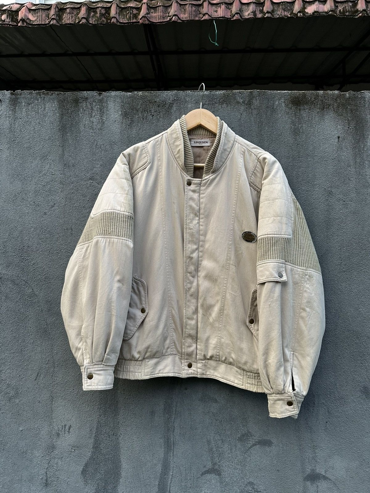 Vintage 👹Vintage Riverson Parachute Bomber Jacket Size US M / EU 48-50 / 2 - 1 Thumbnail