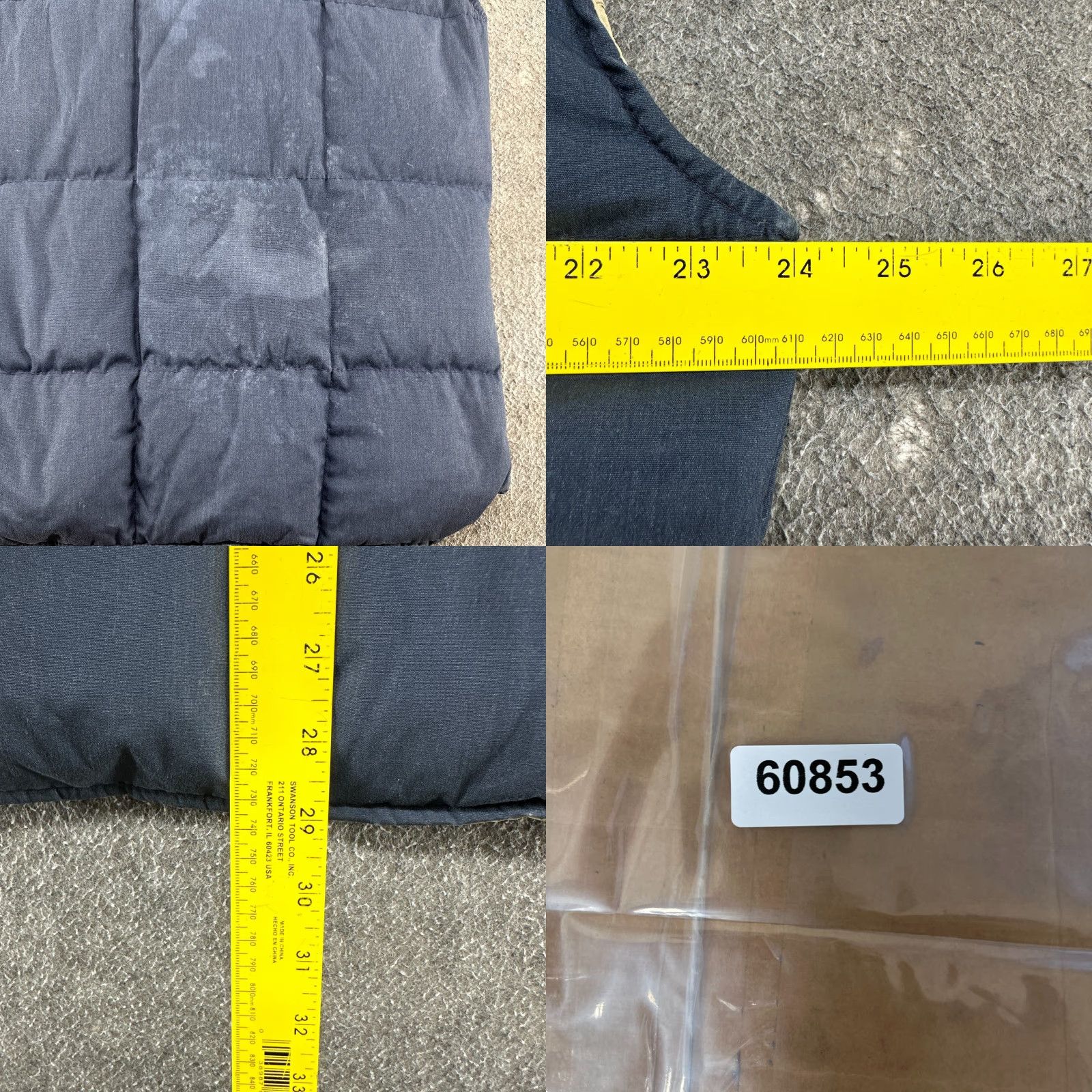 Eddie Bauer VINTAGE Eddie Bauer Vest Mens L Blue Navy Down Goose 90s Puffer Zip Snap Lined Cotton Canvas Size US XL / EU 56 / 4 - 9 Thumbnail