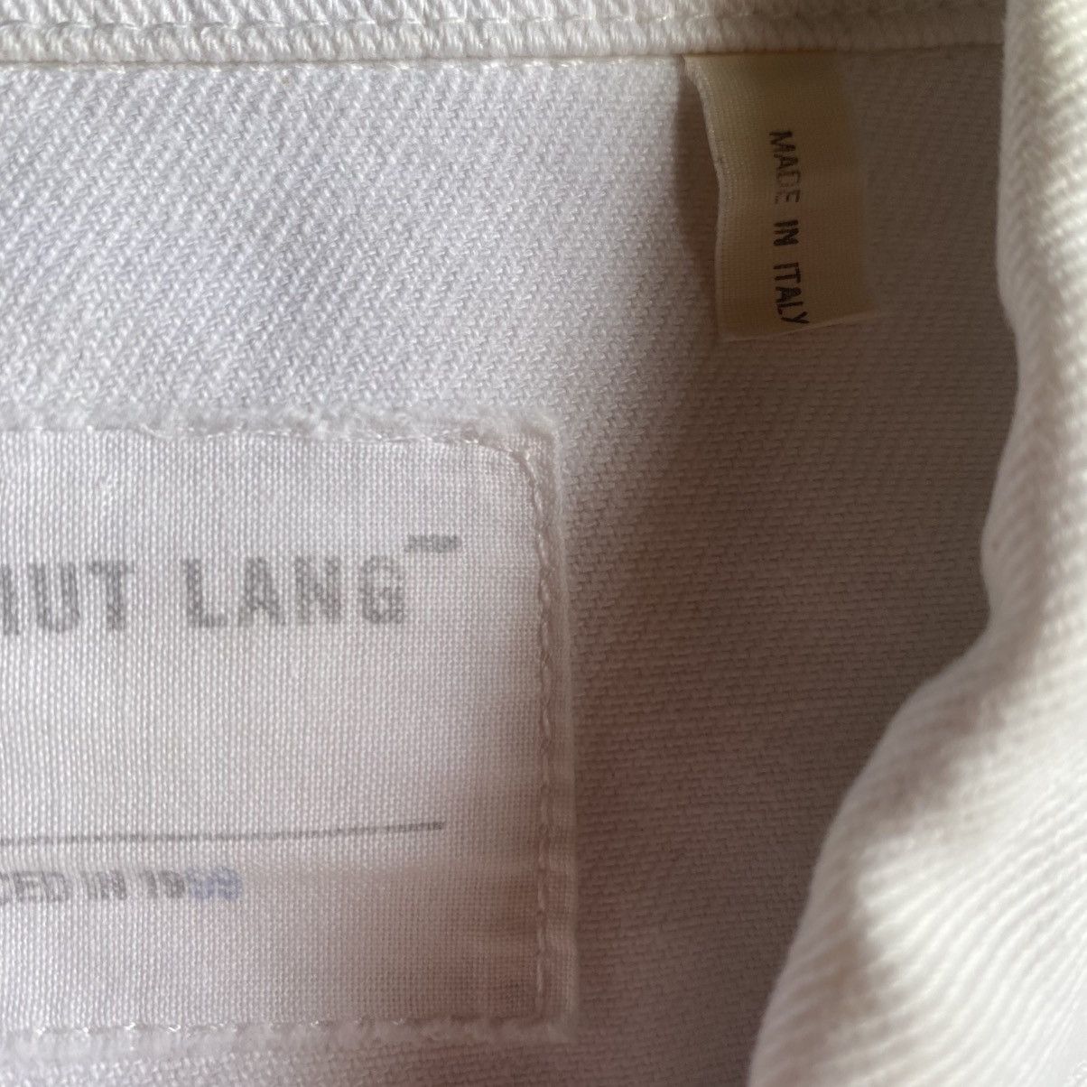 Helmut Lang 1999 Archive Low Two Pocket Denim Trucker Size US S / EU 44-46 / 1 - 5 Thumbnail