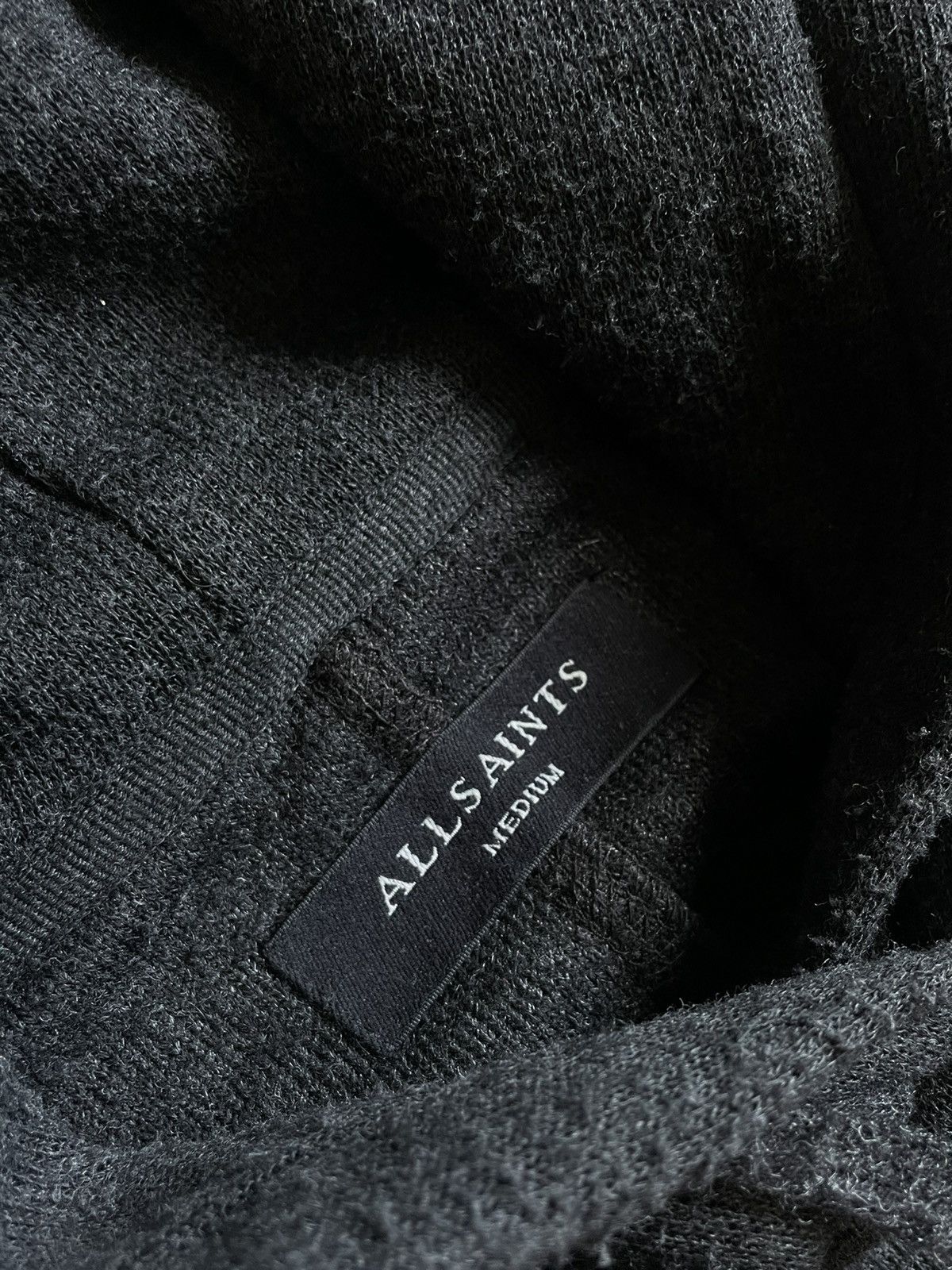 Allsaints Allsaints Knitted Logo Hoodie Size US M / EU 48-50 / 2 - 7 Thumbnail