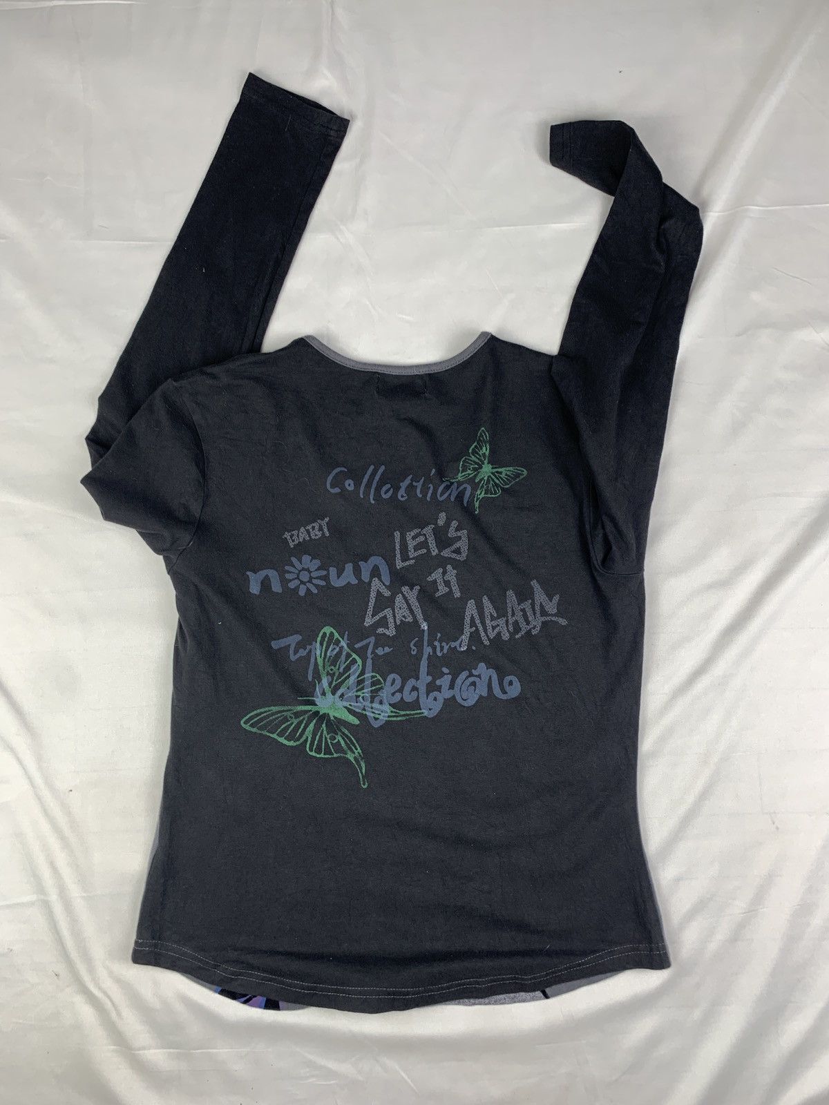 Japanese Brand 2000s art de dion Japan Girl Velvet Print Graphic Top Size L / US 10 / IT 46 - 4 Thumbnail