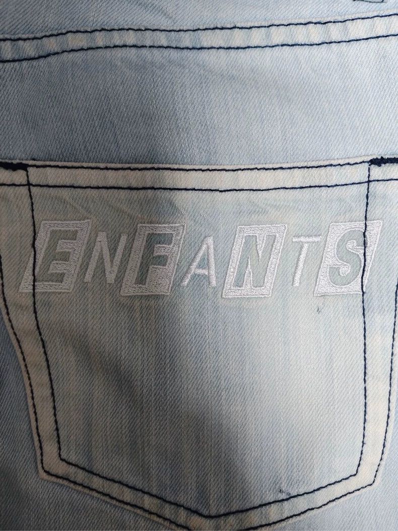 Enfants Riches Deprimes Enfants Riches Deprimes Slogan Leather Destroy Light Blue J Size US 31 - 3 Thumbnail