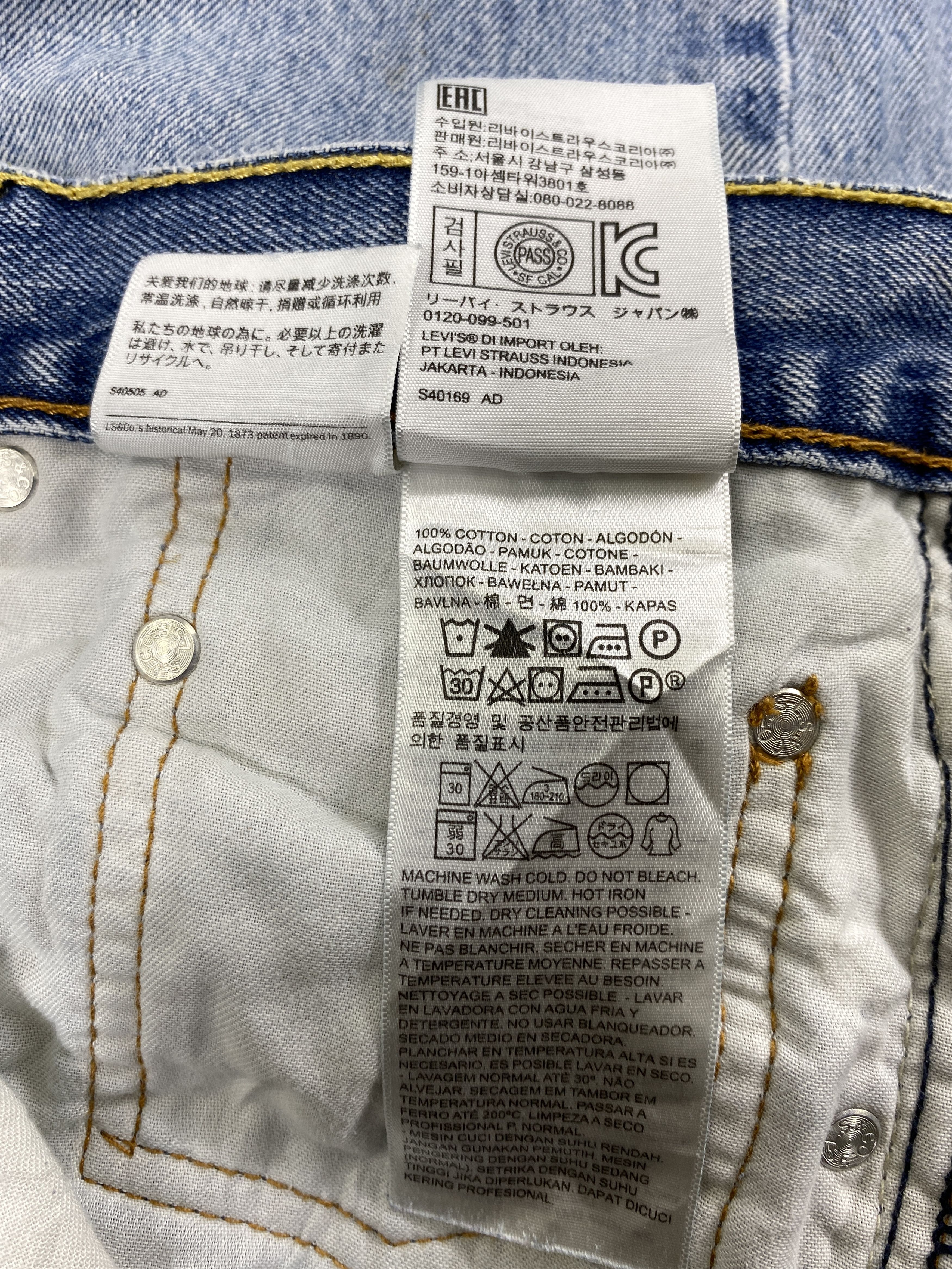 Levi's Mid Blue Vintage Levi's 550 Jeans 36x30.5 Denim -SJ036 Size US 36 / EU 52 - 9 Thumbnail