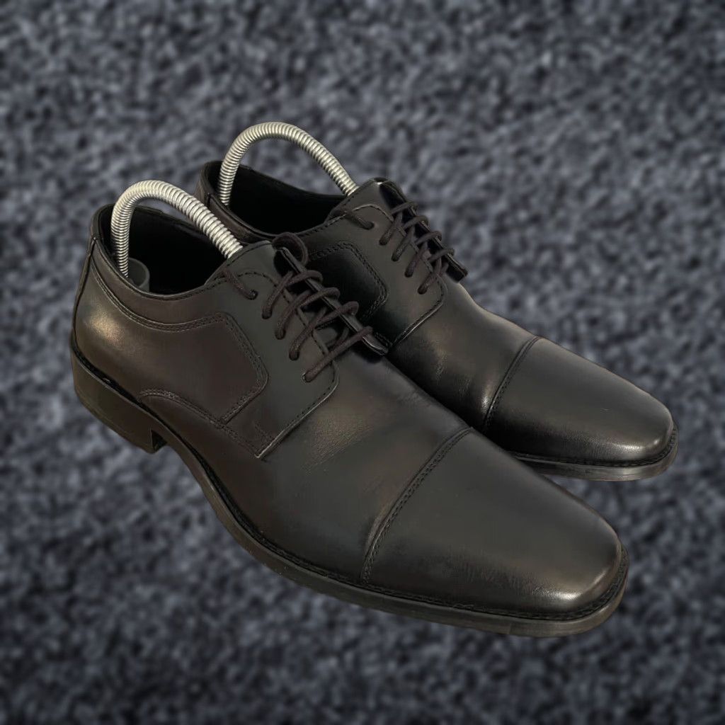 Johnston &Murphy Cap Toe Oxford Dress Shoes Size 10.5M Johnston & Murphy Novick Cap Toe Oxford Shoes Mens 10.5M  main image 4