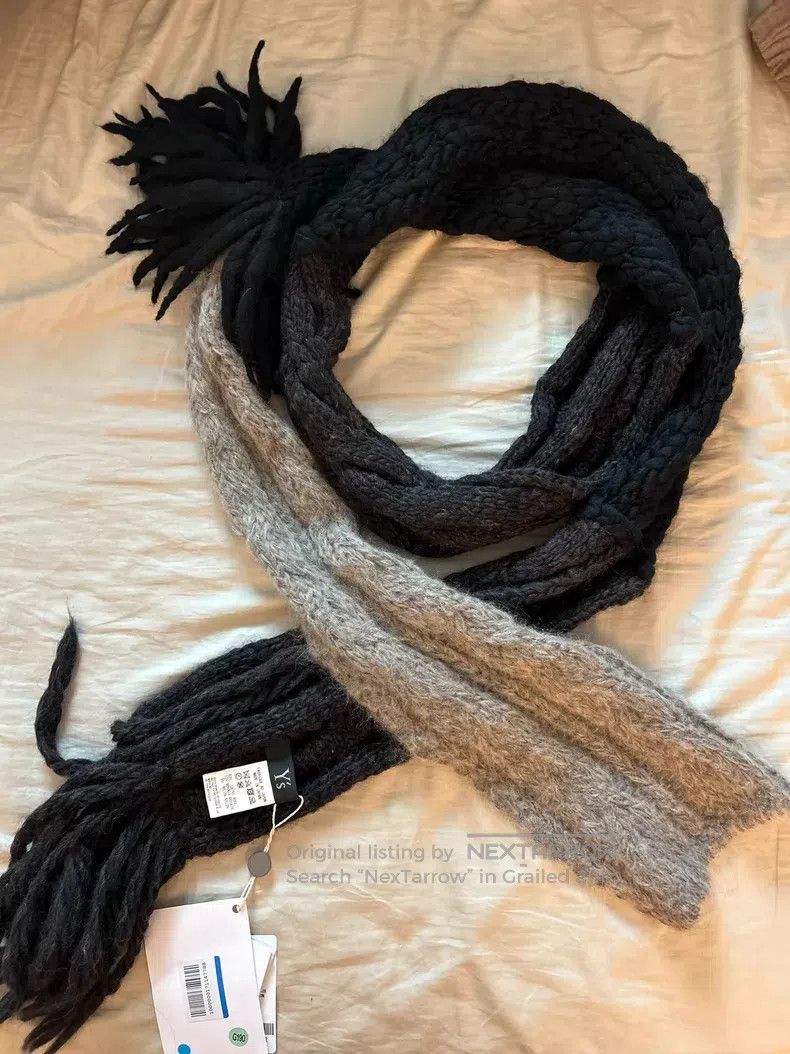 Yohji Yamamoto Yohji Yamamoto Color-block scarf Size ONE SIZE - 4 Thumbnail
