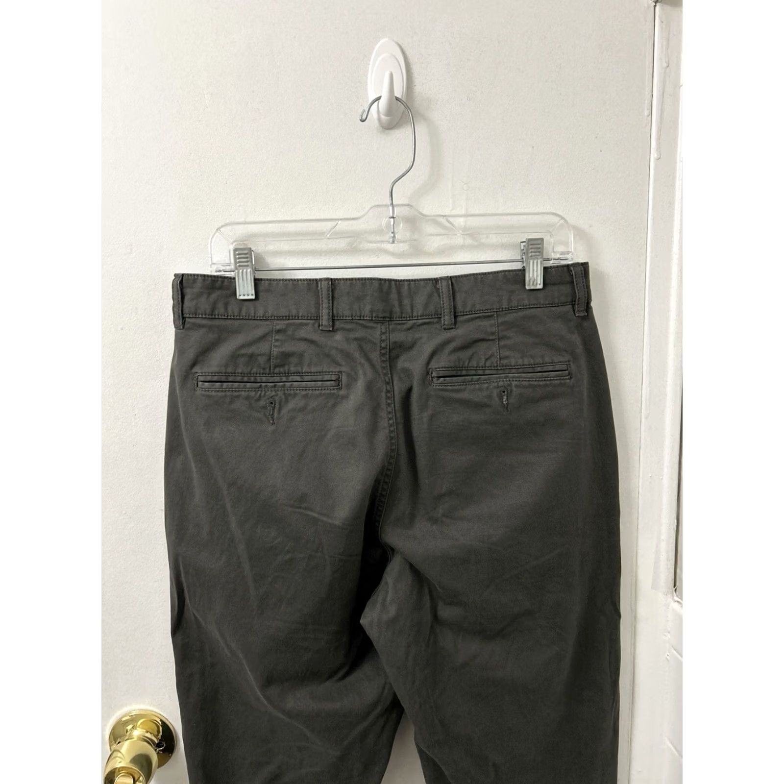 Vintage LL Bean Lakewashed Stretch Khakis Pants Mens 32x28 Gray Standard Fit 503736 - Size US 32 / EU 48 - 7 Thumbnail
