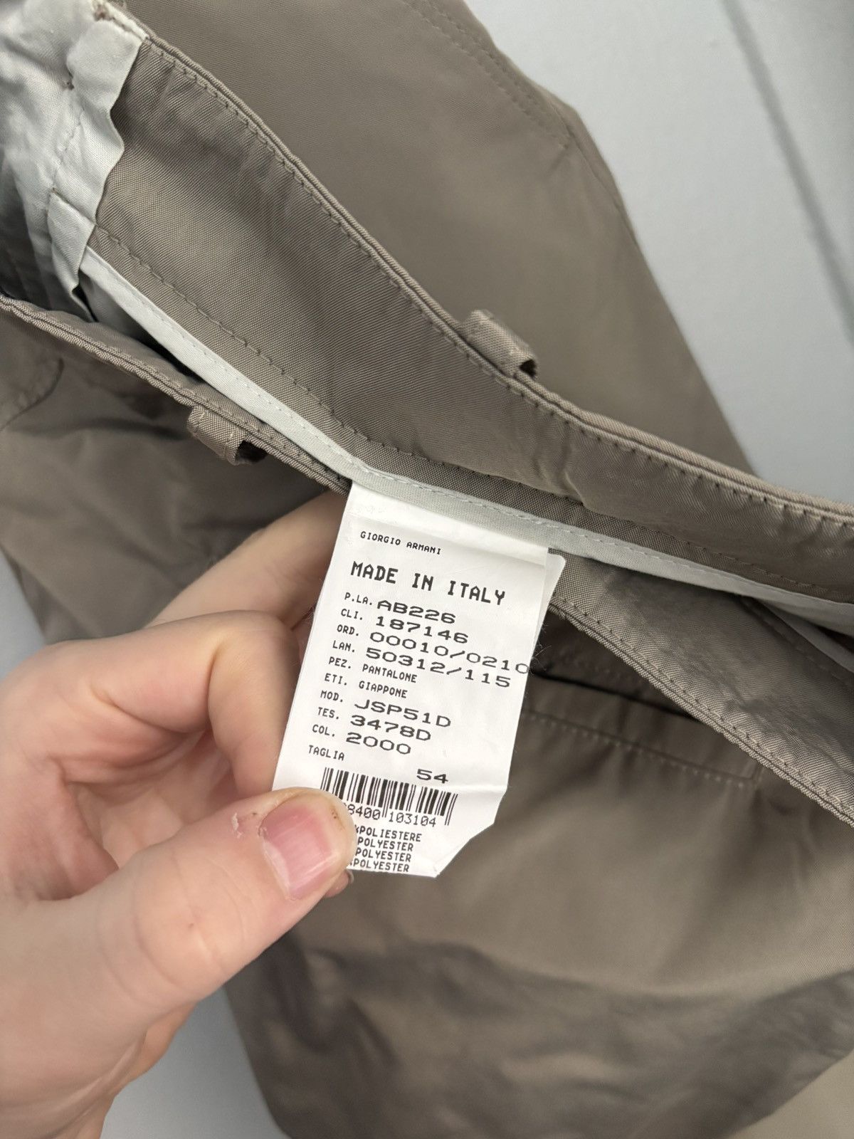 Giorgio Armani Black Label Shell Pants from 2000s Size US 36 / EU 52 - 4 Thumbnail