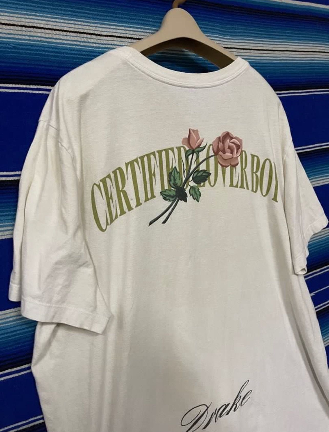 Drake × Nike Nike x Drake Certified Lover Boy Rose Tee Shirt Size US XL / EU 56 / 4 - 5 Thumbnail