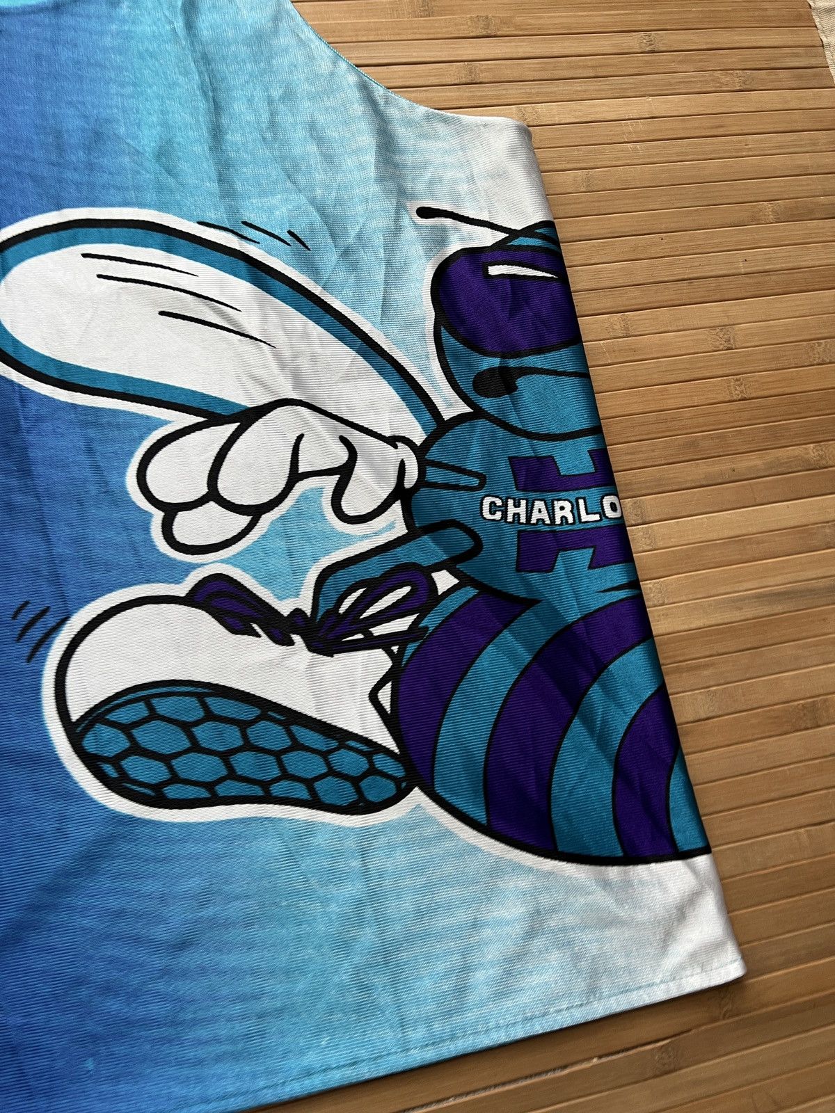NBA 90s Charlotte Hornets Reversible Jersey Size US XL / EU 56 / 4 - 5 Thumbnail