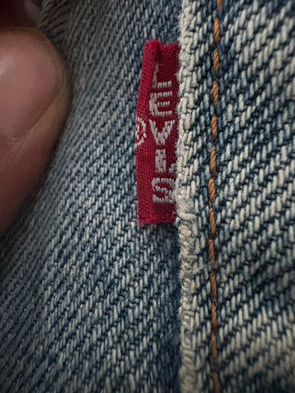 Levi's Vintage 90s Levis 502 Big E Selvedge Faded Wash Loose Jeans Size US 28 / EU 44 - 7 Thumbnail