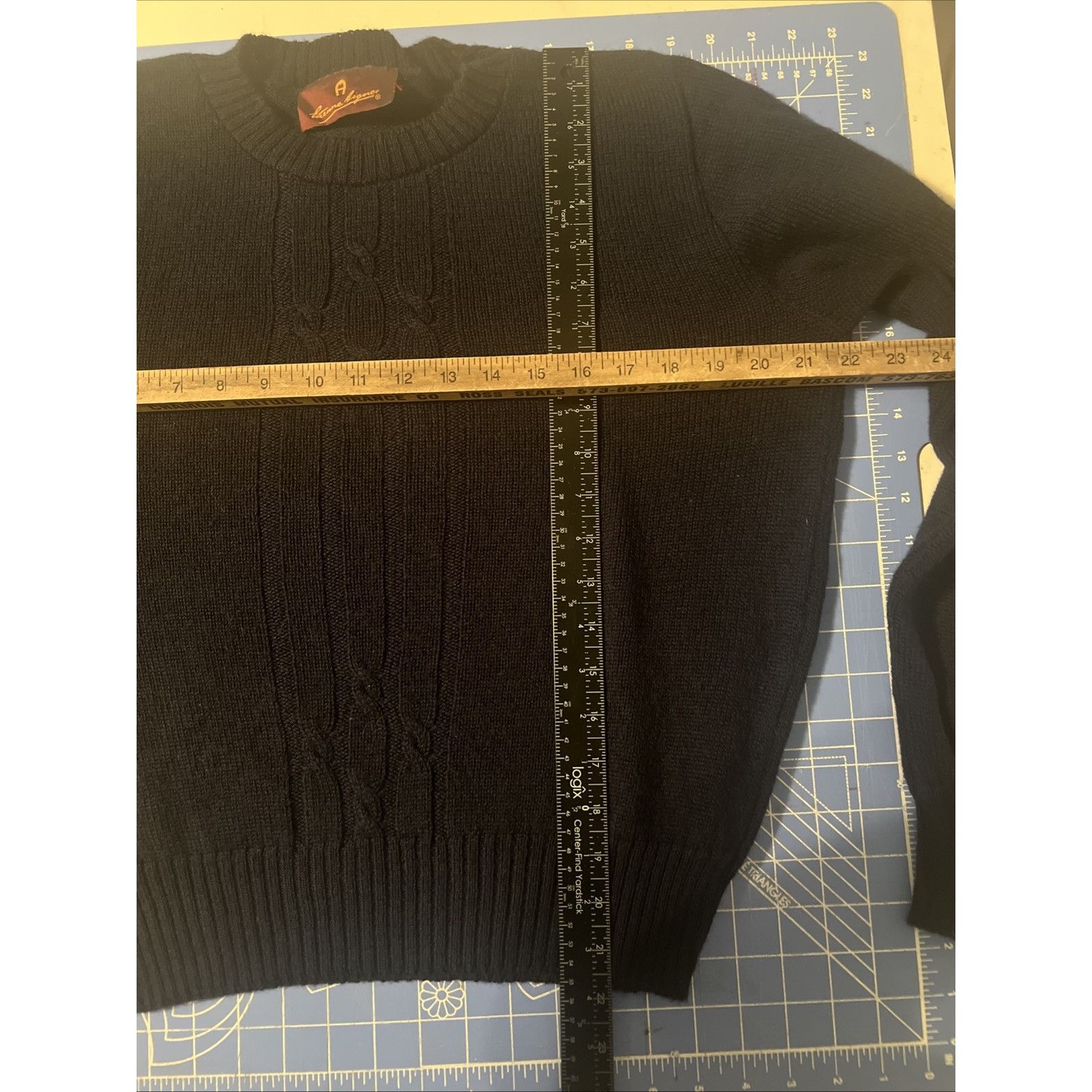 Etienne Aigner Vintage Etienne Aigner Cable Knit Sweater 100% Wool L. Beaut Size L / US 10 / IT 46 - 8 Thumbnail