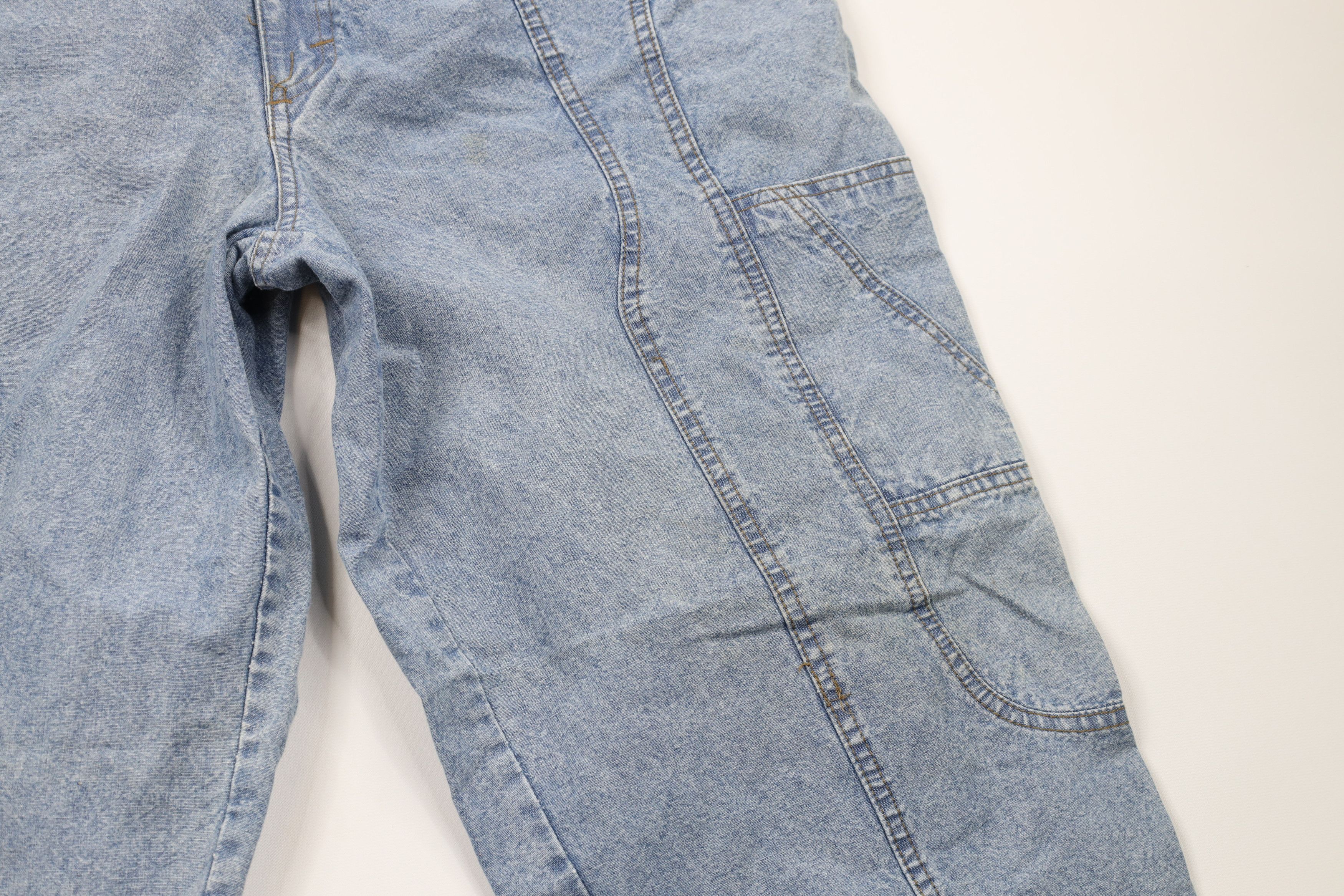 Vintage Vintage 90s Streetwear Acid Wash Baggy Tapered Leg Jeans Size US 36 / EU 52 - 6 Thumbnail