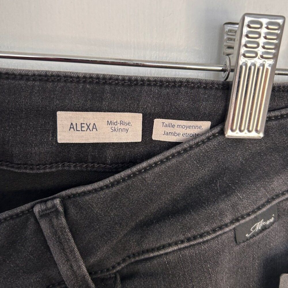 Mavi BNWT Mavi Alexa Dark Smoke Mid Rise Skinny Jeans 31 x 30 Size 31" - 7 Thumbnail