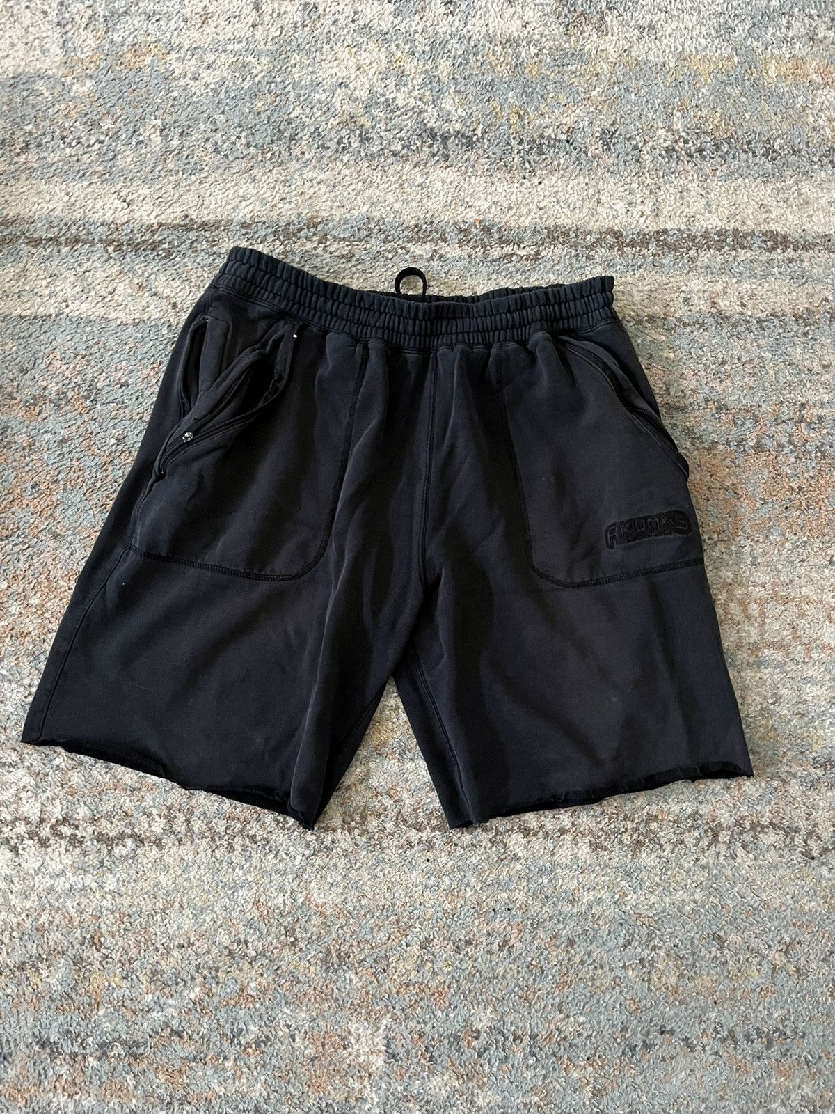 Akademiks × Rap Tees × Vintage VTG Akademiks Faded Sweatshorts 2XL BAGGY (E) Size US 32 / EU 48 - 1 Thumbnail