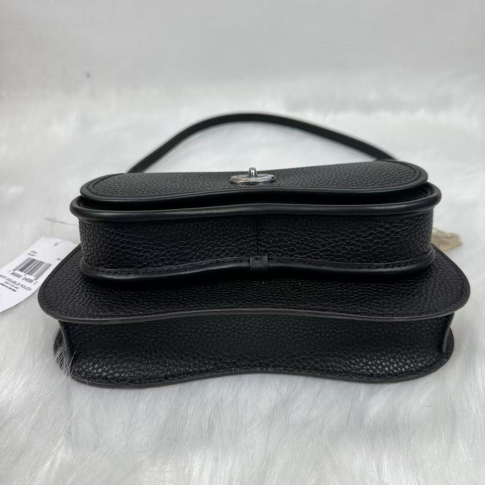 Coach Coach Wavy Double Pouch shoulder Coachtopia Black Rainbow Size ONE SIZE - 8 Thumbnail