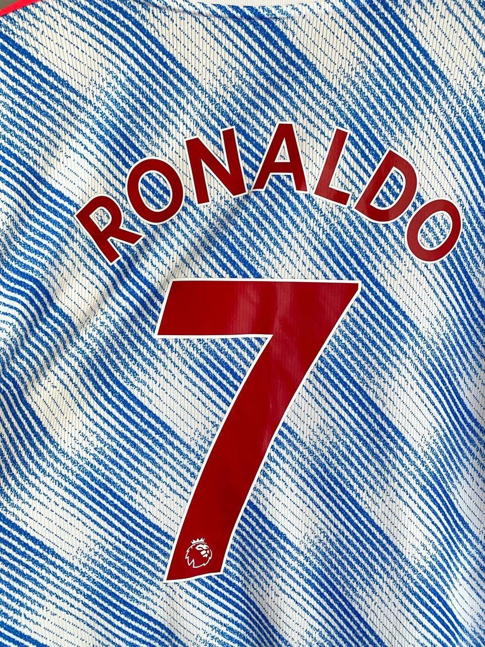 Adidas Manchester United 2021/22 Away Soccer Jersey #7 RONALDO, XXL Size US XXL / EU 58 / 5 - 6 Thumbnail