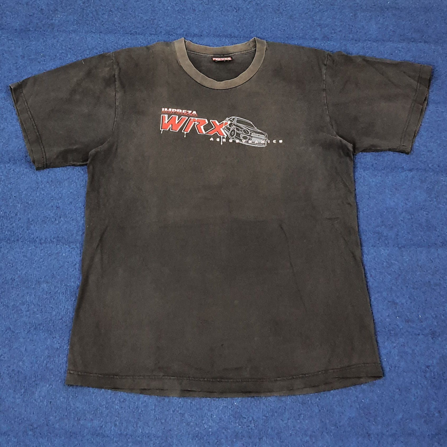 Japanese Brand Vintage WRX Impreza Racing Kaminari USA Tshirt C259N26 Size US L / EU 52-54 / 3 - 3 Thumbnail