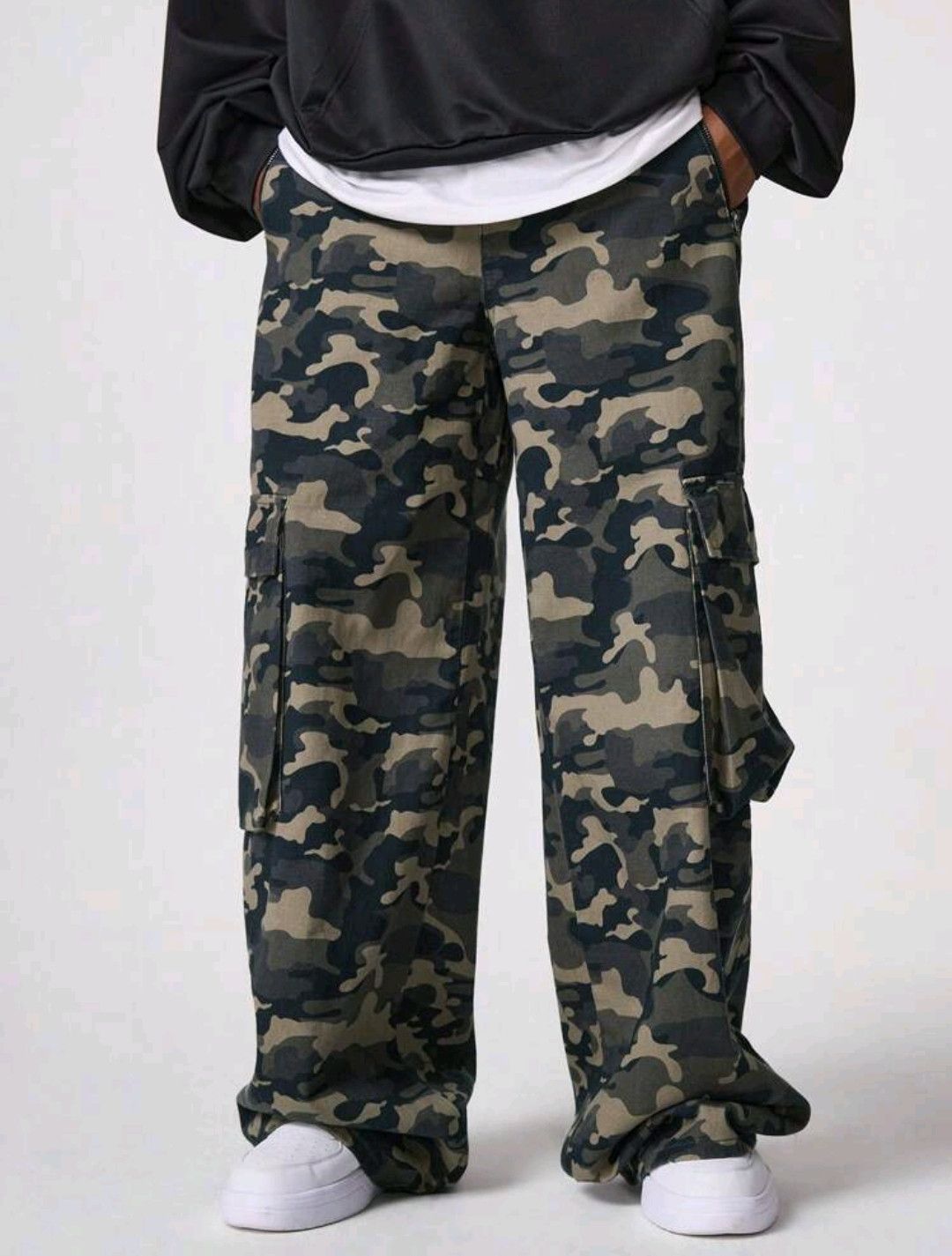Japanese Brand × Jean Camo Loose Baggy Multiple Pockets Size US 39 - 3 Thumbnail