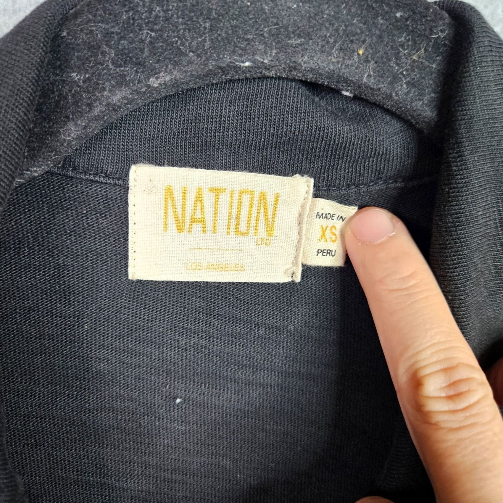 P.E Nation Nation LTD Brooks Mini Dress S Black V-Neck Long Sleeve A-Line, Casual, Cotton, Solid, Lightweight, All Season Womens Size S / US 4 / IT 40 - 8 Thumbnail