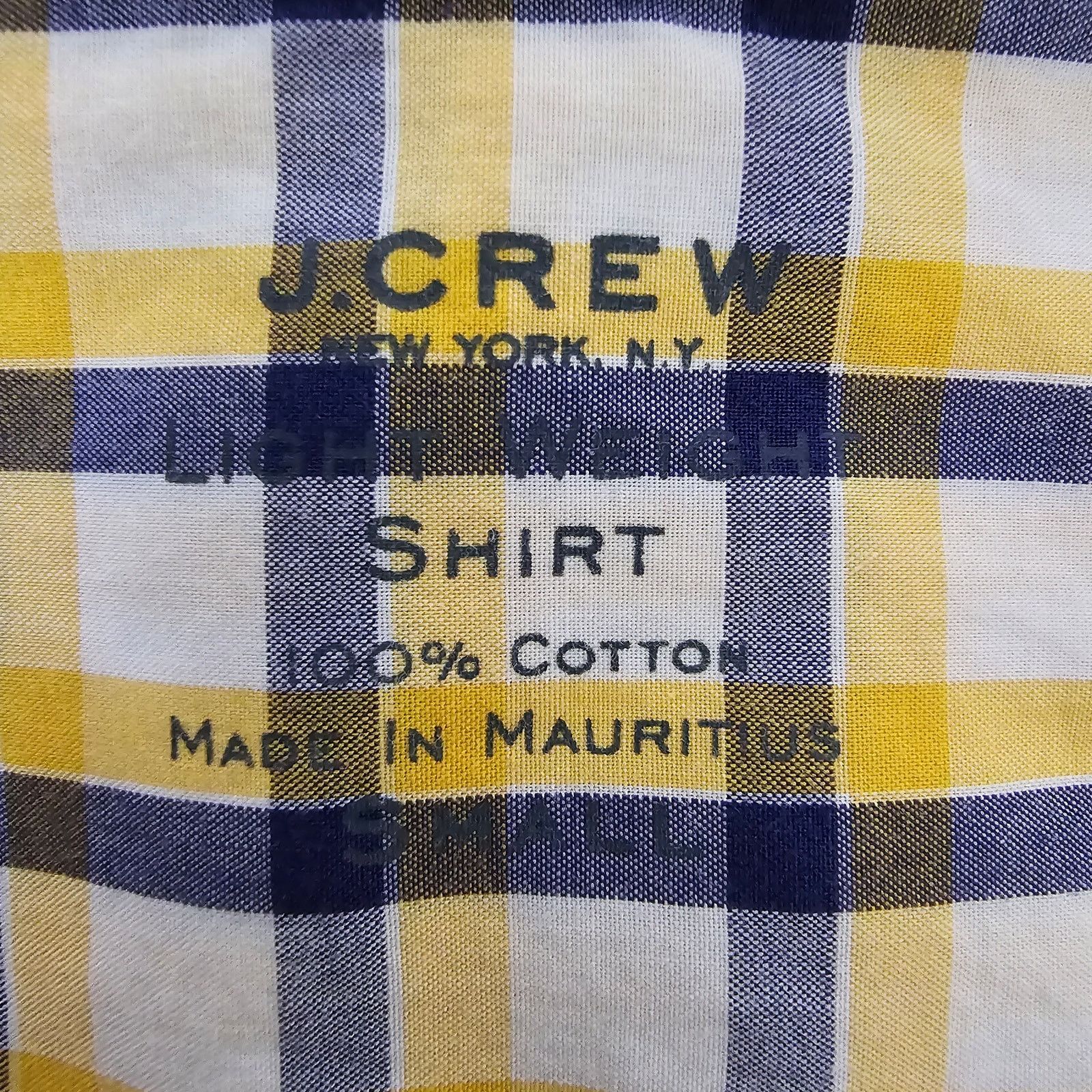 J.Crew J. Crew NY Light Weight Shirt Men S Button Down Check Plaid Size US S / EU 44-46 / 1 - 12 Thumbnail