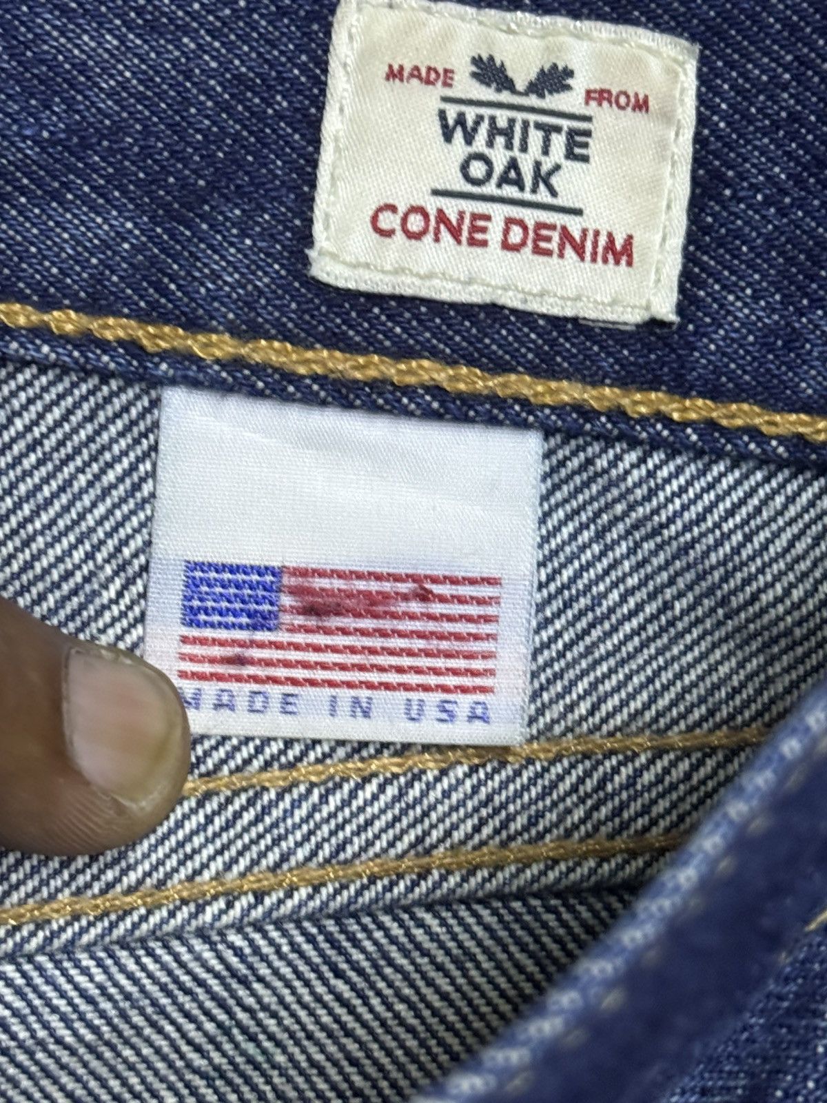 Levi's Vintage Levis 505 White Oak Cone Denim Blue Straight Jeans Size US 33 - 17 Thumbnail