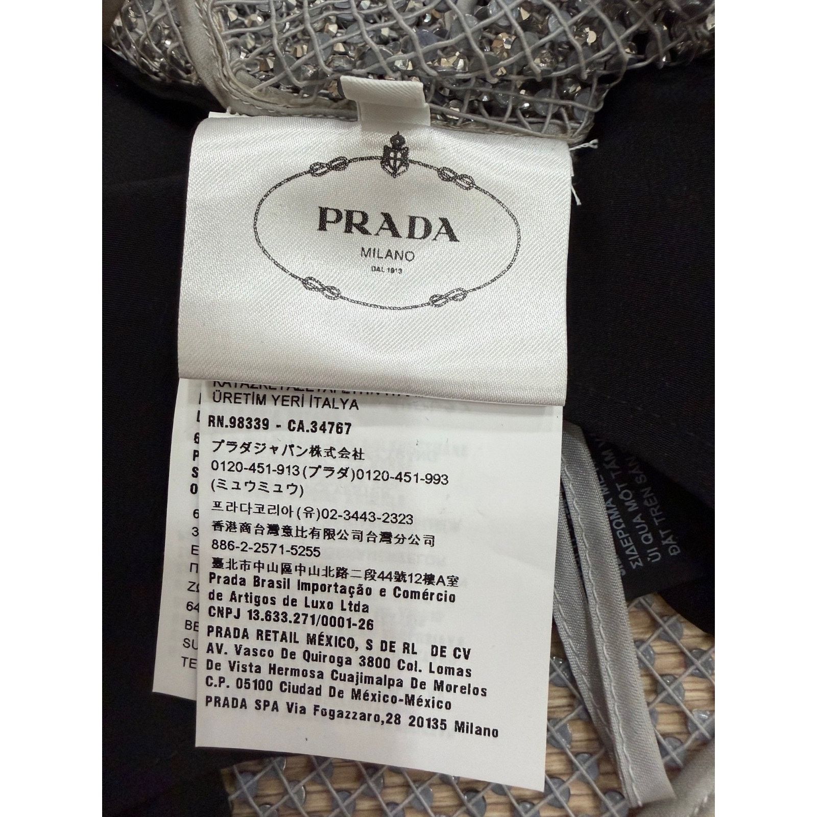 Prada Prada Rhinestone Crystal Strass Logo Vest Top Shirt 36 Size XS / US 0-2 / IT 36-38 - 17 Thumbnail